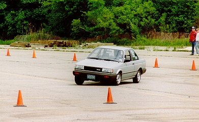 my `87 Sentra in action